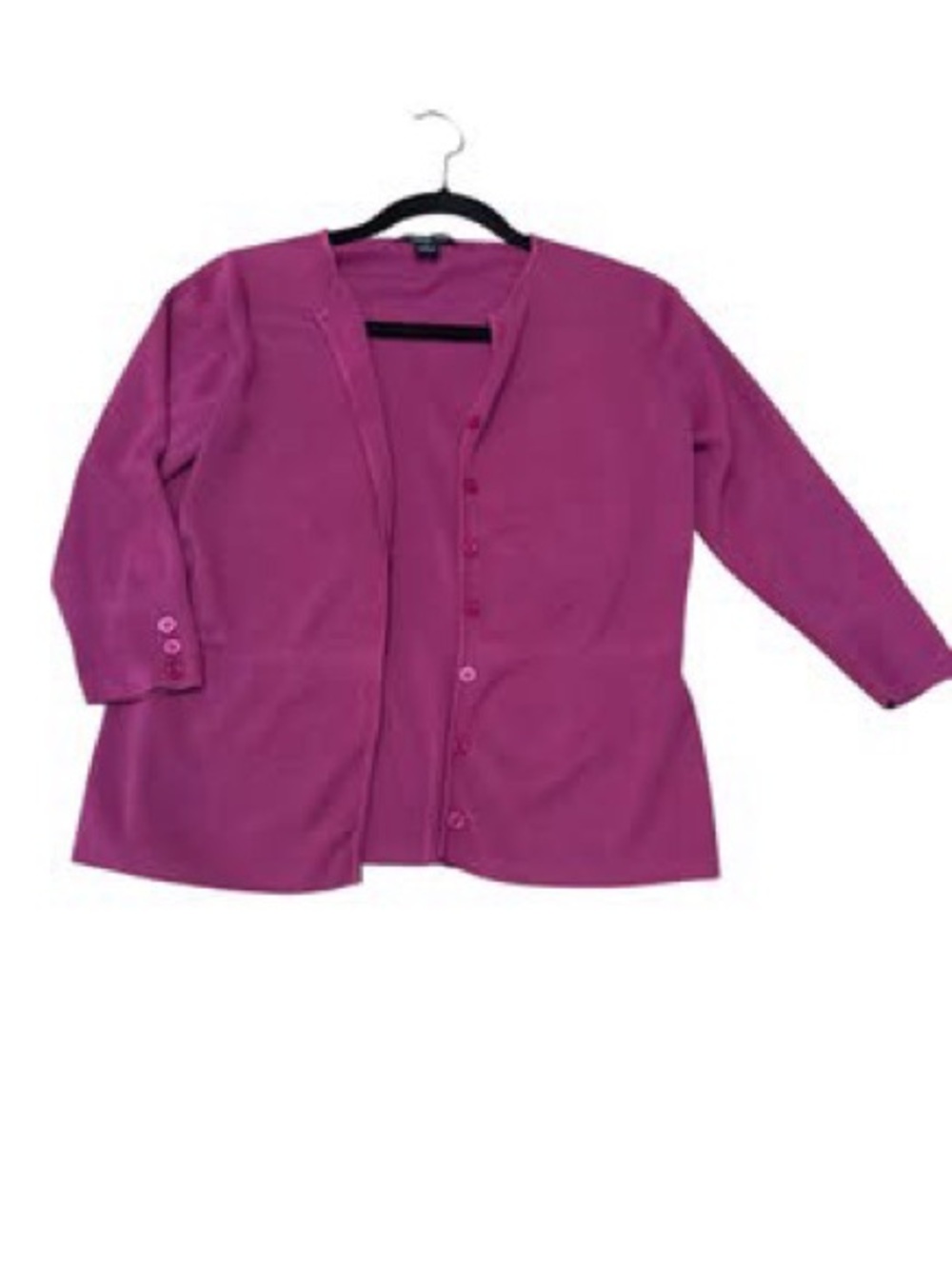 Women’s Fuchsia Cardigan-Tank Sweater Set